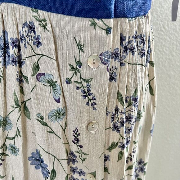 WHIRLAWAY FROCKS Sz 14 Maxi Dress Floral Vintage Prairie Modest Cottagecore USA - Picture 5 of 16